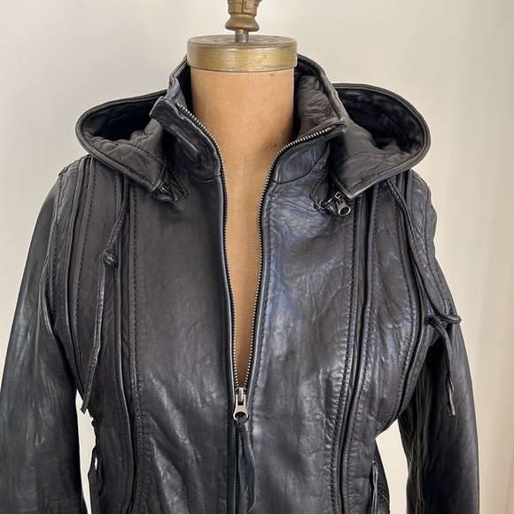 Vintage Leather Bomber Aviator Jacket - Picture 5 of 16